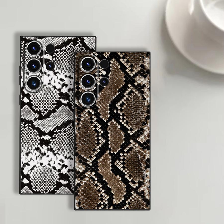 Tablet S9 Fe Accessories - Etui na telefon z wzorem skóry