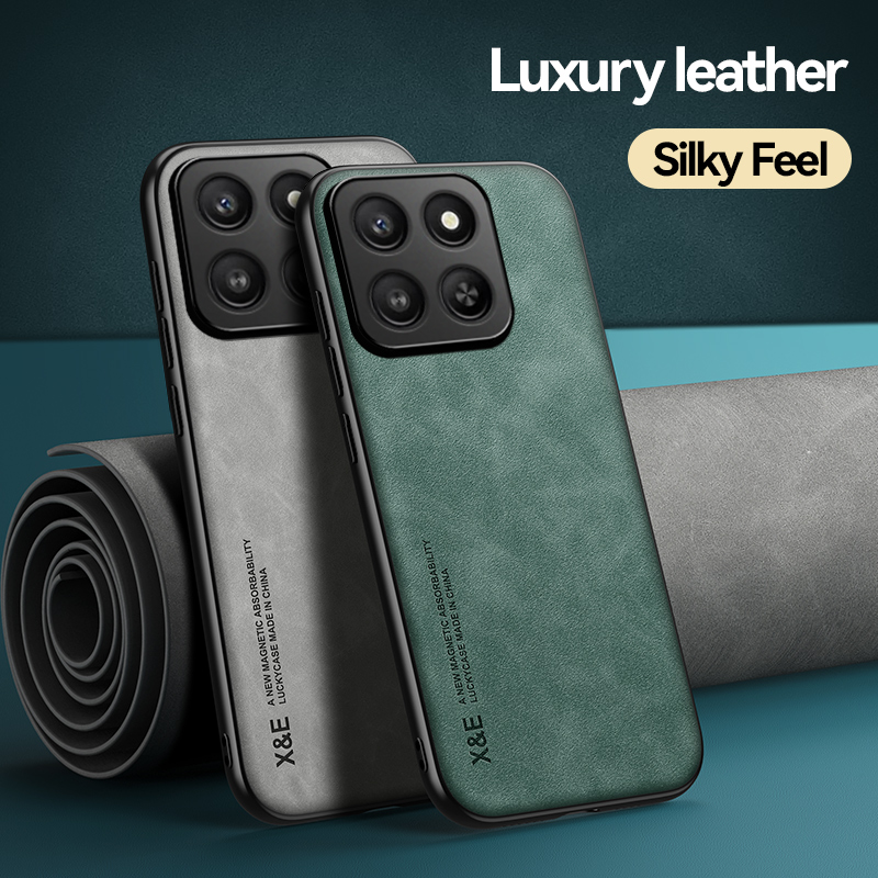 Magnetic Case Smart - Luksusowe skórzane etui z magnetycznym uchwytem
