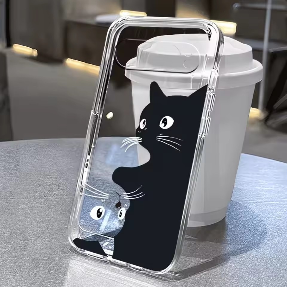 Google Pixel 9 - Urocze, przezroczyste, miękkie etui z motywem