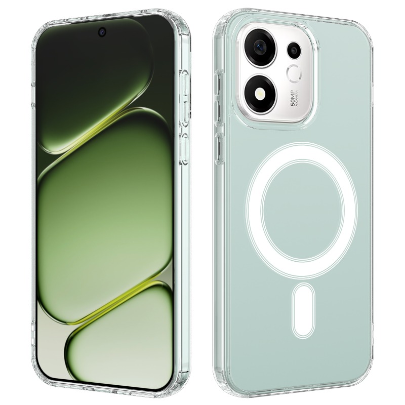 Magnetic Case Smart - Przezroczyste etui akrylowe do Huawei Honor