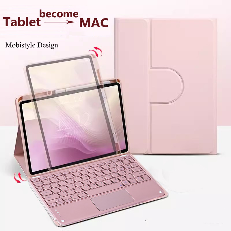 Tablet S9 Fe Accessories - Etui z klawiaturą magnetyczną obracaną o