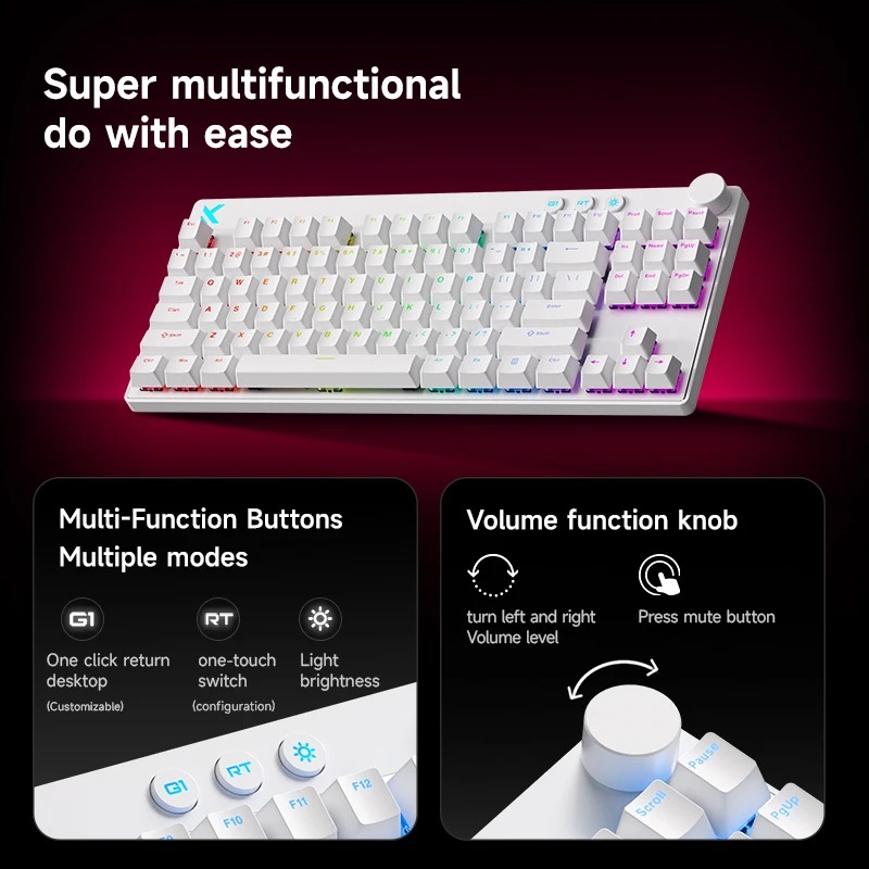 Klawiatura magnetyczna Mchose  – Tablet Accessories Keyboard recenzja i cena
