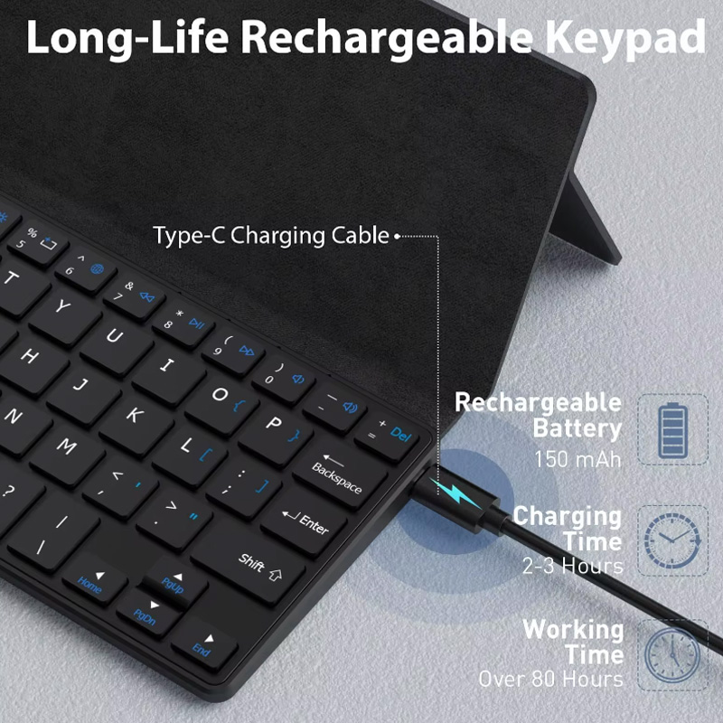 Mini składana klawiatura Bluet – Tablet Accessories Keyboard recenzja i cena