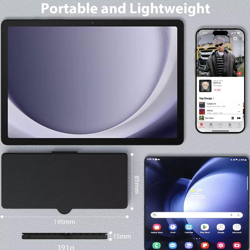 Mini składana klawiatura Bluet – Tablet Accessories Keyboard recenzja i cena