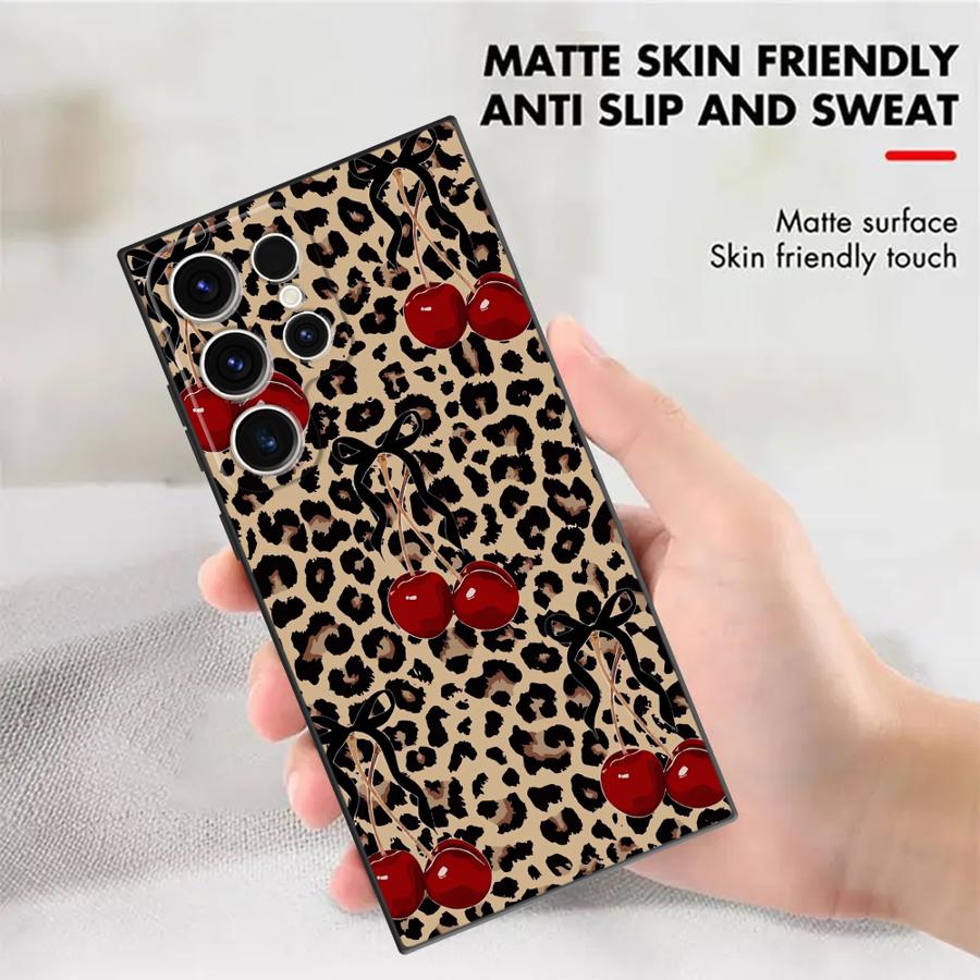 Etui na telefon Leopard Cherry – Tablet S9 Fe Accessories recenzja i cena