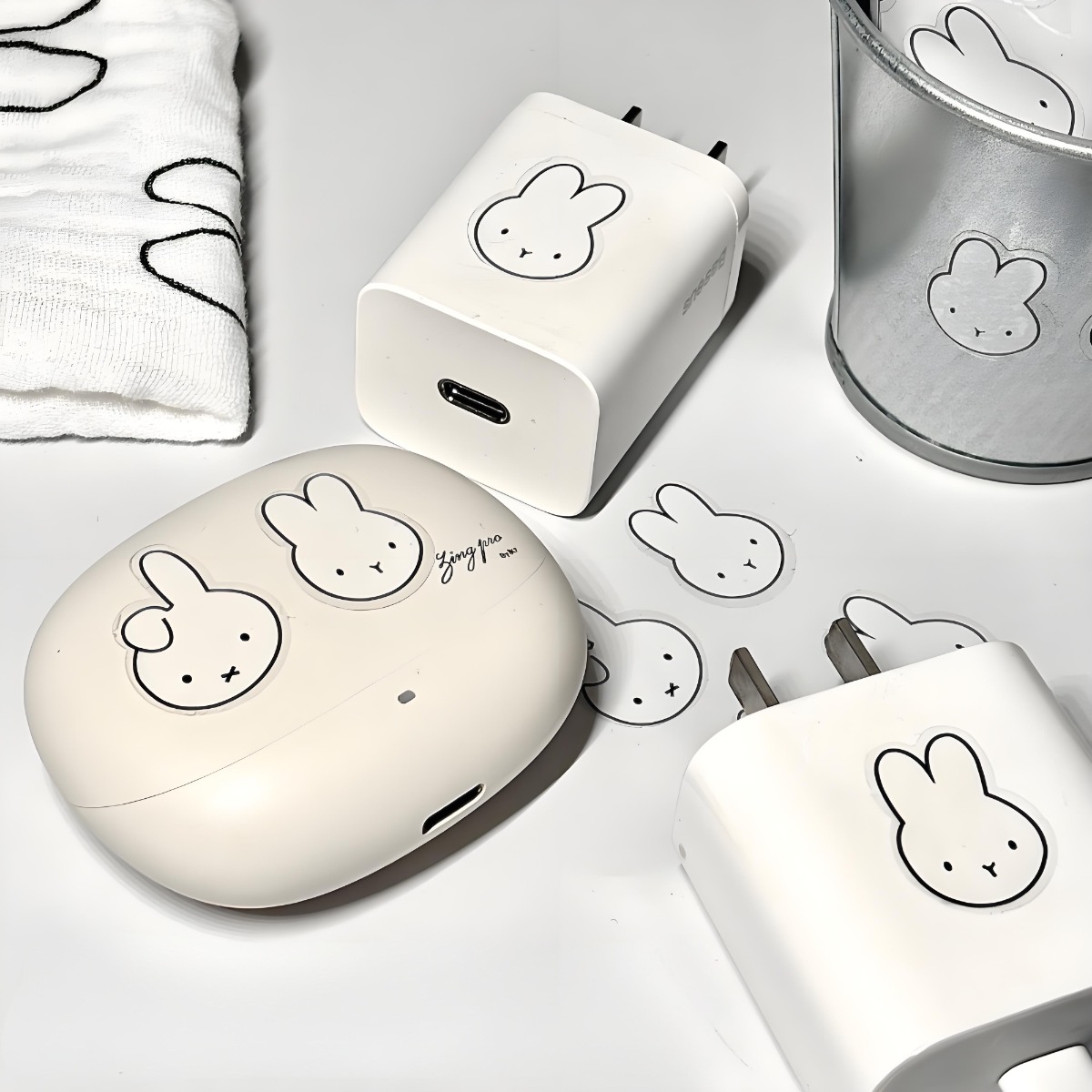 Naklejki na kubek z króliczkie – Tablet Cute Accessories recenzja i cena
