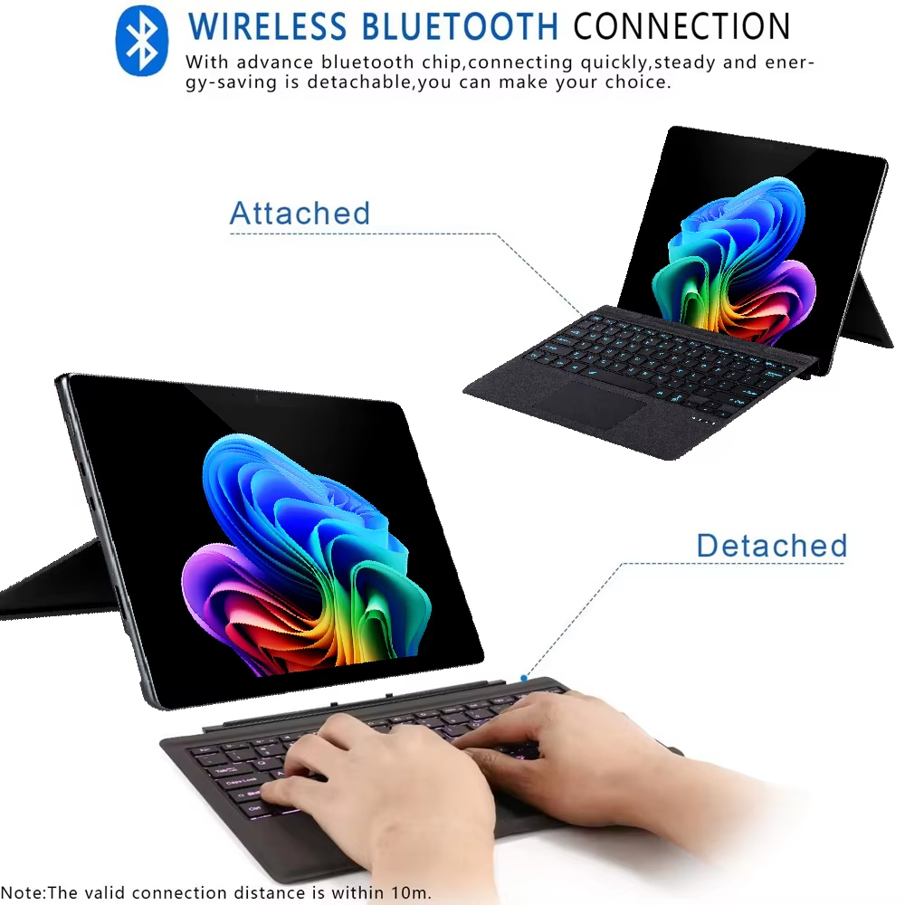 Podświetlana klawiatura Blueto – Tablet Accessories Keyboard recenzja i cena